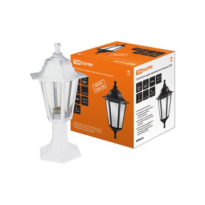 Светильник садово-парковый НТУ 06-60-001 шестигранник, стойка, пластик, белый TDM Светильник садово-парковый НТУ 06-60-001 шестигранник, стойка, пластик, белый TDM