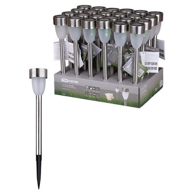 Светильник СС-298 на солнечных батареях, сталь, 5,5х37cм, ДБ, TDM Светильник СС-298 на солнечных батареях, сталь, 5,5х37cм, ДБ, TDM