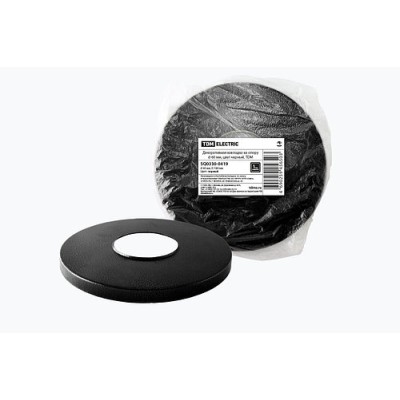 Декоративная накладка на опору d-60 мм, цвет черный, TDM Декоративная накладка на опору d-60 мм, цвет черный, TDM