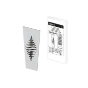 Стекло матовое "Вихрь" (комплект 6 шт.) для светильников 6060 шестигранник (металл) TDM