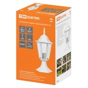 Светильник 6060-24 садово-парковый шестигранник, 60Вт, стойка, белый