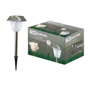 Светильник СС-320 на солнечных батареях, сталь, с выключателем, TDM