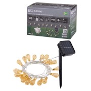 Гирлянда ССГ "Бусины" на солнечной батарее, 4 м, 20 LED, желтый, IP54, TDM