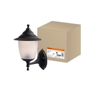 Светильник Прага Эл-11-71 60 Вт Е27 настенный вверх черный TDM