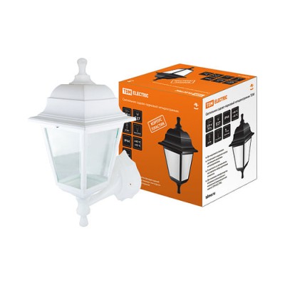 Светильник садово-парковый НБУ 04-60-001 четырехгранник, настенный, пластик, белый TDM Светильник садово-парковый НБУ 04-60-001 четырехгранник, настенный, пластик, белый TDM