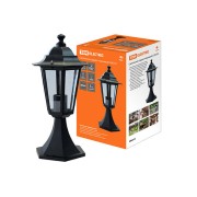 Светильник 6100-04 садово-парковый шестигранник, 100Вт, стойка, черный TDM