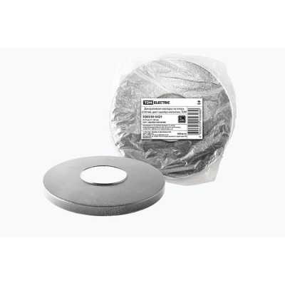 Декоративная накладка на опору d-60 мм, цвет серебро металлик, TDM Декоративная накладка на опору d-60 мм, цвет серебро металлик, TDM