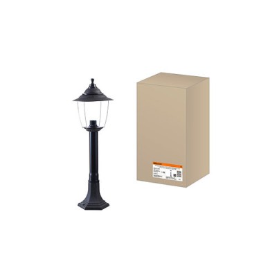 Светильник Прага Эл-11-73-075 60 Вт Е27 напольный на стойке h-0.75 м черный, прозрачный плафон TDM Светильник Прага Эл-11-73-075 60 Вт Е27 напольный на стойке h-0.75 м черный, прозрачный плафон TDM