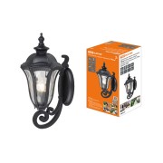 Светильник садово-парковый "Вена" 60 Вт, вверх, алюм., прозрачное/черный, Е27, TDM