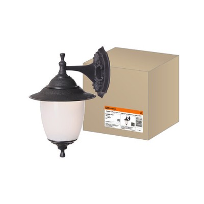 Светильник Прага Эл-11-71-1 60 Вт Е27 настенный вниз черный TDM Светильник Прага Эл-11-71-1 60 Вт Е27 настенный вниз черный TDM