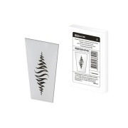 Стекло матовое с зеркальным рисунком "Вихрь" (комплект 4 шт.) для светильников НБУ, НТУ, НСУ четырехгранник