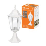Светильник 6100-24 садово-парковый шестигранник, 100Вт, стойка, белый