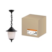 Светильник Прага Эл-11-70 60 Вт Е27 подвесной черный TDM