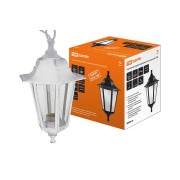 Светильник садово-парковый НСУ 06-60-001 шестигранник, подвес, пластик, белый TDM