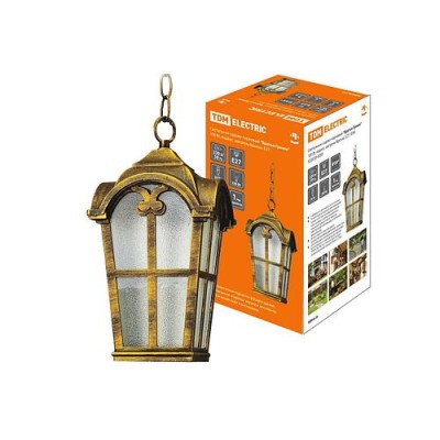 Светильник садово-парковый "Братья Гримм" 100 Вт, подвес, шагрень/бронза, Е27, TDM Светильник садово-парковый "Братья Гримм" 100 Вт, подвес, шагрень/бронза, Е27, TDM