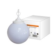 Светильник НСБ 02-60-251 УХЛ4 60 Вт, IP40, шар опал 250 мм, цепь белая TDM