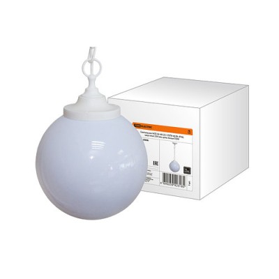 Светильник НСБ 02-60-251 УХЛ4 60 Вт, IP40, шар опал 250 мм, цепь белая TDM Светильник НСБ 02-60-251 УХЛ4 60 Вт, IP40, шар опал 250 мм, цепь белая TDM