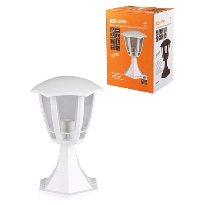 Светильник садово-парковый "СИТИ" НТУ 07-60-003 У1 6-ти гранник напольный белый TDM Светильник садово-парковый "СИТИ" НТУ 07-60-003 У1 6-ти гранник напольный белый TDM