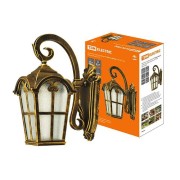 Светильник садово-парковый "Братья Гримм" 100 Вт, вниз, шагрень/бронза, Е27, TDM