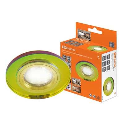 Светильник встраиваемый СВ 03-05 MR16 50Вт G5.3 мульти/золото TDM Светильник встраиваемый СВ 03-05 MR16 50Вт G5.3 мульти/золото TDM