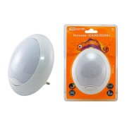 Ночник "Хамелеон" D 95 с выключателем,белый , 0,5 Вт, 220 В TDM