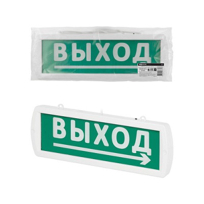 Оповещатель охранно-пожарный световой Топаз-220-РИП-Д "Направление к выходу" 220 В, 6ч, IP52 TDM Оповещатель охранно-пожарный световой Топаз-220-РИП-Д "Направление к выходу" 220 В, 6ч, IP52 TDM