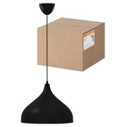 Светильник НСБ 3526/1 "Steel" 40 Вт, Е14, черный, шнур черный TDM