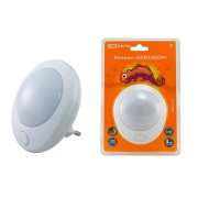 Ночник "Хамелеон" D 75 с выключателем,белый, 0,5 Вт, 220 В TDM