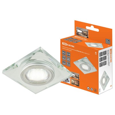 Светильник встраиваемый СВ 03-02 MR16 50Вт G5.3 зеркальный/хром TDM Светильник встраиваемый СВ 03-02 MR16 50Вт G5.3 зеркальный/хром TDM