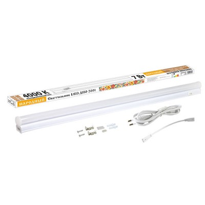 Светильник LED ДПО 2001 7 Вт, 4000К, IP40, Народный Светильник LED ДПО 2001 7 Вт, 4000К, IP40, Народный