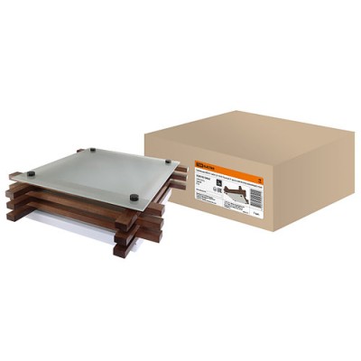 Светильник НПБ 01-3х60-121 УХЛ4 "Бонсай-2" венге 3х60Вт IP20 (490х490х85) TDM Светильник НПБ 01-3х60-121 УХЛ4 "Бонсай-2" венге 3х60Вт IP20 (490х490х85) TDM