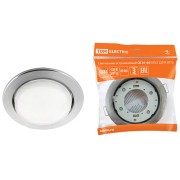 Светильник встраиваемый СВ 01-06 GX53 220 В 50 Гц хром TDM