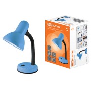 Светильник настольный на основании 60Вт, E27 синий TDM