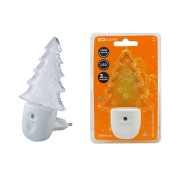 Ночник "Елочка" с датчиком света, светодиодный, 0.3 Вт 220 В TDM