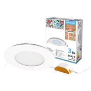 Светильник ультратонкий встраиваемый светодиодный "Даунлайт НАРОДНЫЙ" СВО (белый) 3 Вт 6500К