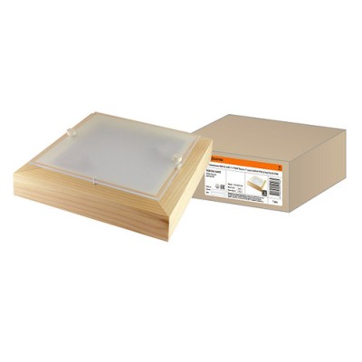 Светильник НПБ 02-2х40-111 УХЛ4 "Киото-1" сосна 2х40 Вт IP20 (270х270х75) TDM Светильник НПБ 02-2х40-111 УХЛ4 "Киото-1" сосна 2х40 Вт IP20 (270х270х75) TDM