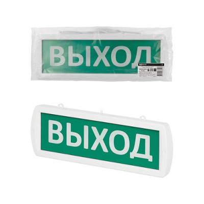 Оповещатель охранно-пожарный световой Топаз-24-Д "Выход" 24 В, IP52 TDM Оповещатель охранно-пожарный световой Топаз-24-Д "Выход" 24 В, IP52 TDM
