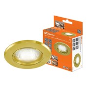 Светильник встраиваемый СВ 01-01 MR16 50Вт G5.3 золото TDM