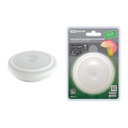 Светильник накладной светодиодный 80х80 0,5 Вт, 3хААА, дат. движ. и освещ., TDM