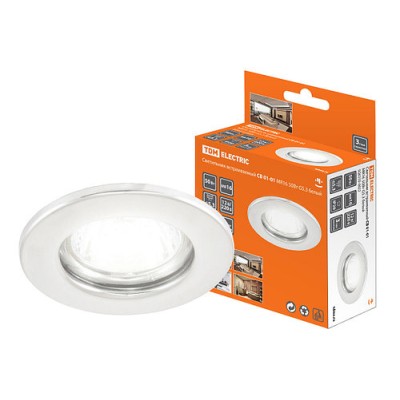 Светильник встраиваемый СВ 01-01 MR16 50Вт G5.3 белый TDM Светильник встраиваемый СВ 01-01 MR16 50Вт G5.3 белый TDM