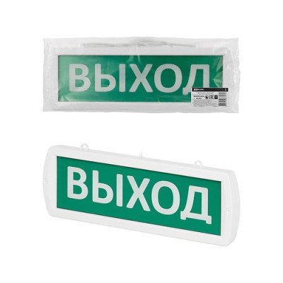 Оповещатель охранно-пожарный световой Топаз-220-Д "Выход" 220 В, IP52 TDM Оповещатель охранно-пожарный световой Топаз-220-Д "Выход" 220 В, IP52 TDM