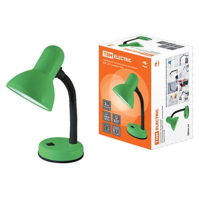 Светильник настольный на основании 60Вт, E27 зеленый TDM Светильник настольный на основании 60Вт, E27 зеленый TDM