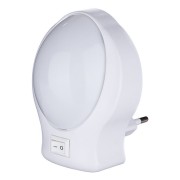 Ночник "Овал" с выключателем, белый, 0,5 Вт, 220 В TDM