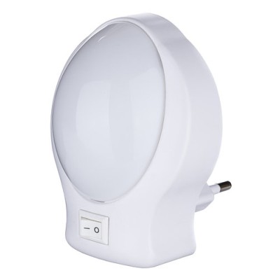 Ночник "Овал" с выключателем, белый, 0,5 Вт, 220 В TDM Ночник "Овал" с выключателем, белый, 0,5 Вт, 220 В TDM