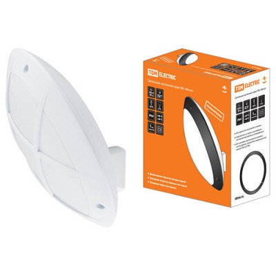 Светильник НБУ 05-60-008 "Мегас 2" белый с решеткой IP64 TDM Светильник НБУ 05-60-008 "Мегас 2" белый с решеткой IP64 TDM