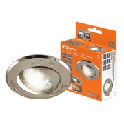 Светильник встраиваемый поворотный СВ 02-01 MR16 50Вт G5.3 матовый никель/никель TDM