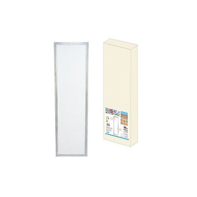 Ультратонкая светодиодная панель серии СВО 295 х1195, 36Вт, 6000К, хром, Народная (без драйвера) Ультратонкая светодиодная панель серии СВО 295 х1195, 36Вт, 6000К, хром, Народная (без драйвера)