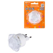 Ночник "Роза" с выключателем, 0,4 Вт, 220 В TDM