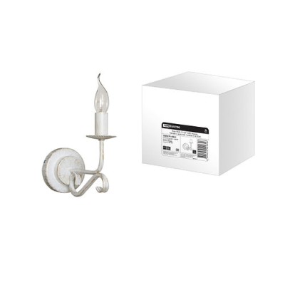 Бра НББ-11-02-1х40 «Аура» белый с золотом 1х40Вт E14 TDM Бра НББ-11-02-1х40 «Аура» белый с золотом 1х40Вт E14 TDM