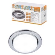 Светильник встраиваемый СВ 01-08 GX53 220 В 50 Гц, хром, 10 шт/уп, Народный